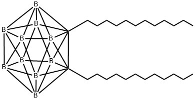 1,2-Didodecyl-o -carboran Struktur