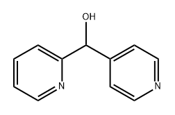 2-Pyridinemethanol, α-4-pyridinyl- Struktur