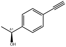 Benzenemethanol, 4-ethynyl-α-methyl-, (αS)- Struktur