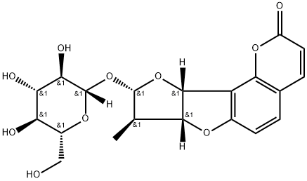 peucedanoside A Struktur