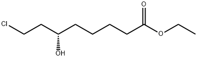 Ethyl (6S)-8-chloro-6-hydroxyoctanoate Struktur