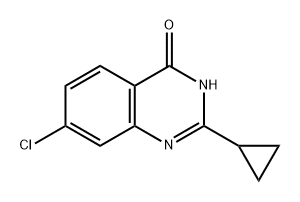 7-chloro-2-cyclopropylquinazolin-4-ol Struktur