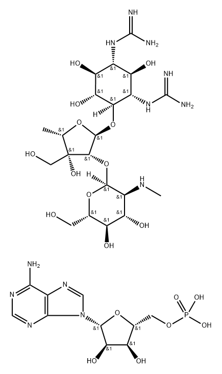 adenylyl dihydrostreptomycin Struktur