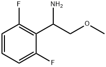 1-(2,6-difluorophenyl)-2-methoxyethan-1-amine Struktur