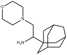 4-Morpholineethanamine, α-tricyclo[3.3.1.13,7]dec-1-yl- Struktur