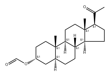 3,6-Dihydroxypregnan-20-one, Derivative of Struktur