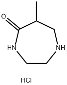 6-Methyl-1,4-diazepan-5-one hydrochloride Struktur