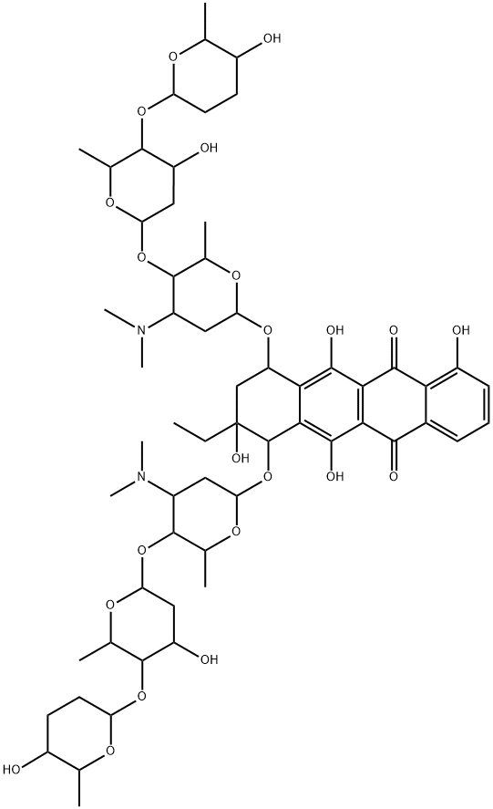 cosmomycin D Struktur