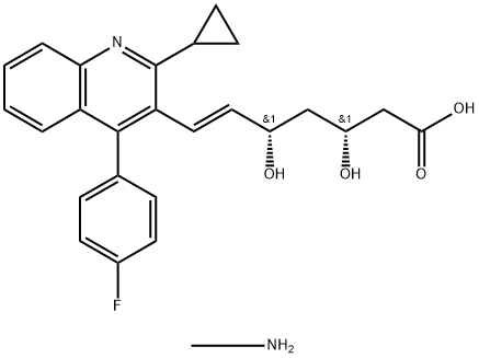 Pitavastatin Methanamine Salt Struktur