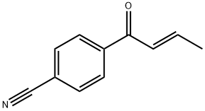 (E)-4-(But-2-enoyl)benzonitrile Struktur