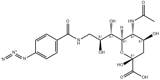 9-Aaz-NeuAc Struktur