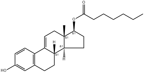 Delta-9(11)-Estradiol 17-Enanthate Struktur