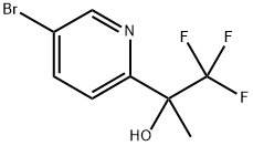 2-Pyridinemethanol, 5-bromo-α-methyl-α-(trifluoromethyl)- Struktur