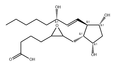 5(6)-epoxyprostaglandin F1 alpha Struktur