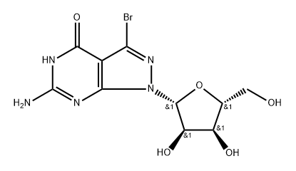 Pyrazolopyrimidine nucleoside Struktur