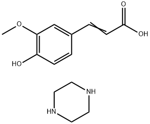 Piperazine Ferulate Struktur