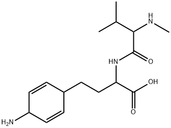 N-methyl-valyl-amiclenomycin Struktur