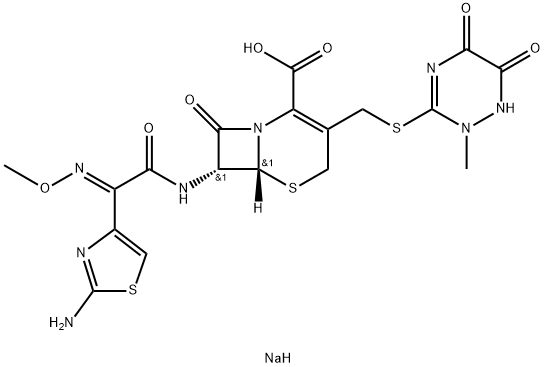 Ceftriaxone SodiuM E-IsoMer Struktur