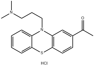 AceproMazine hydrochloride Struktur