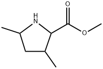 Proline, 3,5-dimethyl-, methyl ester, (2-alpha-,3-ba-,5-ba-)- (9CI) Struktur