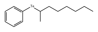 Benzene, [(1-methylheptyl)telluro]- Struktur