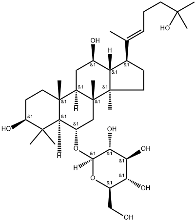 Pseudoginsenoside Rh1 Struktur