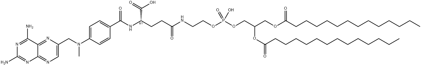 methotrexate-gamma-1,2-dimyristoylphosphatidylethanolamine Struktur