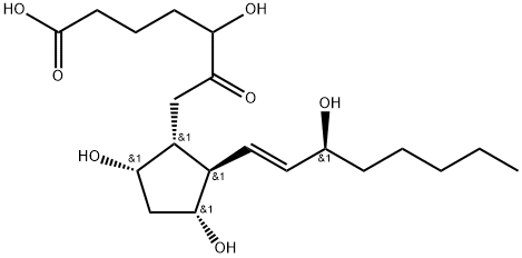 5-Hydroxy-6-keto-pgf1alpha Struktur