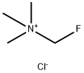 (fluoromethyl)trimethylammonium chloride Struktur