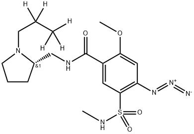 4-azidosulpiride Struktur