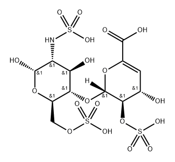 Heparin derived disaccharide sodium salt Struktur