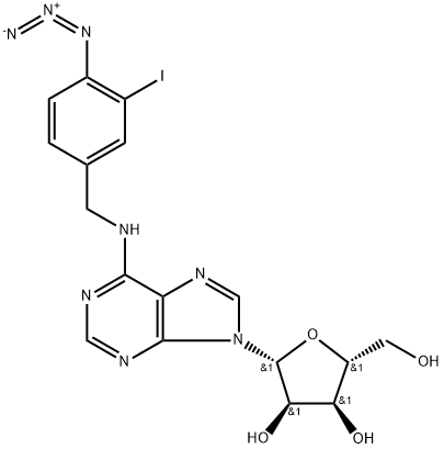 N(6)-(3-iodo-4-azidobenzyl)adenosine Struktur