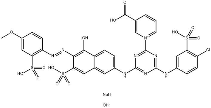 C. I. Reactive red 236 Struktur