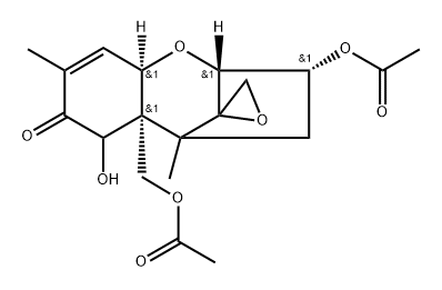 3,15-diacetyldeoxynivalenol Struktur