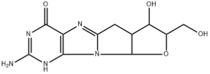 2'-deoxy-8,2'-methylene-cycloguanosine Struktur