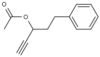 Benzenepropanol, α-ethynyl-, 1-acetate