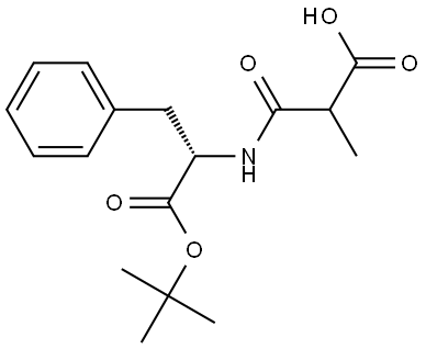 L-Phenylalanine, N-(2-carboxy-1-oxopropyl)-, α-(1,1-dimethylethyl) ester (9CI)