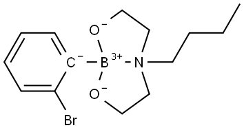 2-(2-Bromophenyl)-6-butyl-1,3,6,2-dioxazaborolane Struktur