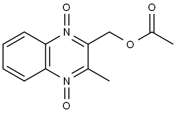 2-Quinoxalinemethanol, 3-methyl-, 2-acetate, 1,4-dioxide