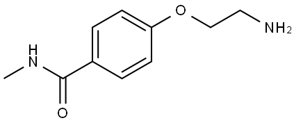 Benzamide, 4-(2-aminoethoxy)-N-methyl- Struktur