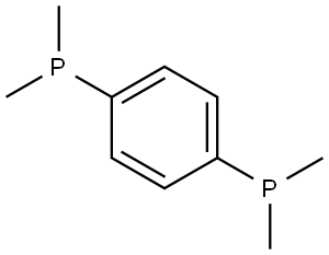 1,4-bis(dimethylphosphino)benzene Struktur