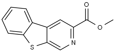 [1]Benzothieno[2,3-c]pyridine-3-carboxylic acid methyl ester Struktur