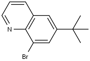 8-bromo-6-tert-butylquinoline Struktur