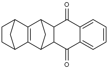 1,4:5,12-Dimethanonaphthacene-6,11-dione, 1,2,3,4,5,5a,11a,12-octahydro- (6CI) Struktur