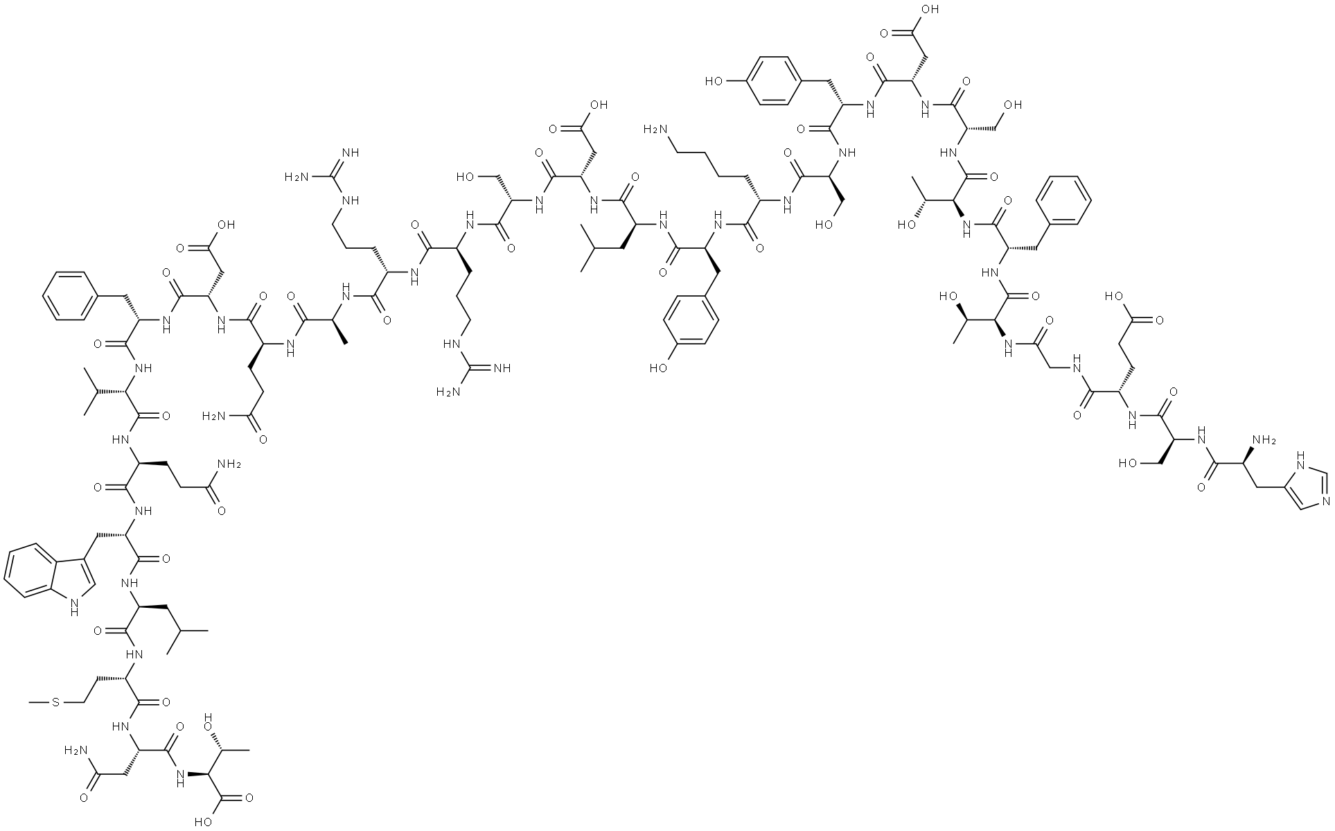 (Glu3)-Glucagon (1-29) (human, rat, porcine) Struktur