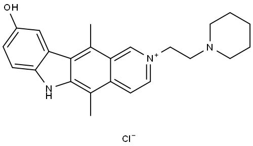 Hydroxyellipticine-1a Struktur