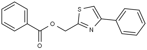 2-Thiazolemethanol, 4-phenyl-, 2-benzoate