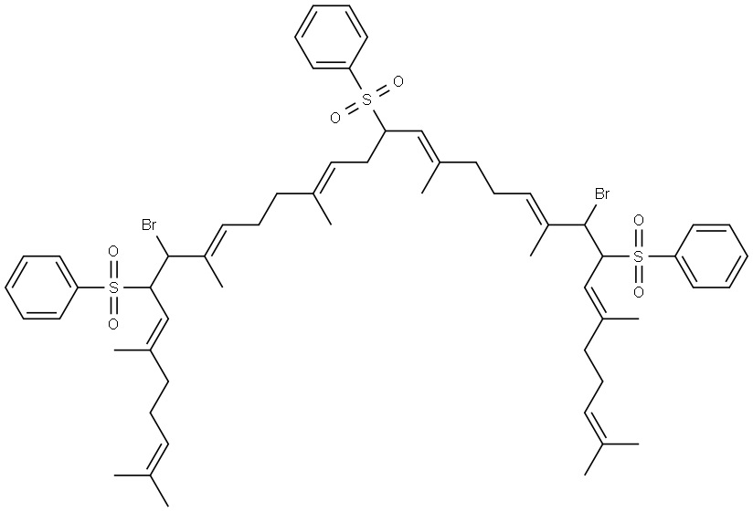 ψ,ψ-Carotene, 8,8'-dibromo-11,11',12,12'-tetrahydro-7,7',15-tris(phenylsulfonyl)-