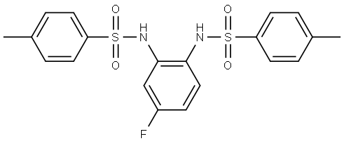 Benzenesulfonamide, N,N'-(4-fluoro-1,2-phenylene)bis[4-methyl- (9CI)