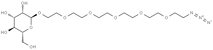 Azido-PEG6-alpha-D-mannose Struktur